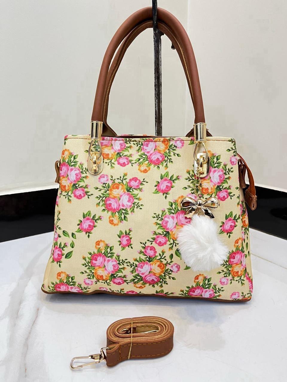 Girl's Canvas Printed Hand Bag