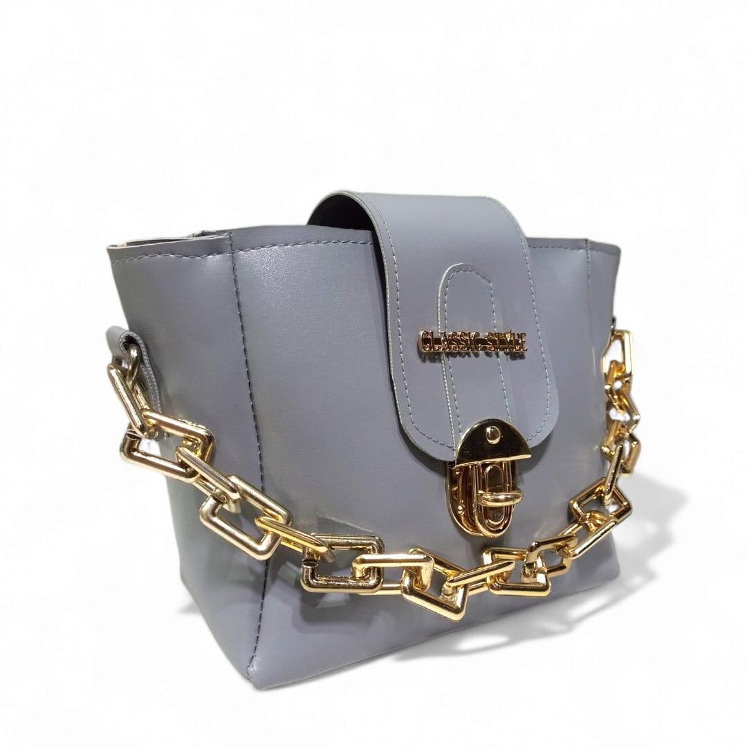 Girl's Crossbody Handbag With Golden Chain